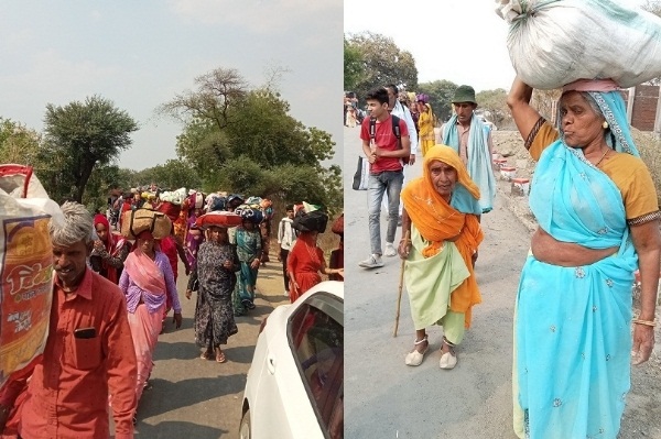 चिलचिलाती धूप पर भारी आस्था, पांच दिवसीय पंचक्रोशी यात्रा शुरू, हजारों श्रद्धालु हुए शामिल