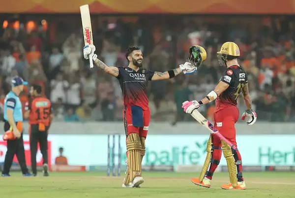 IPL 2023: कोहली ने शतक से जीता बैंगलोर, प्लेऑफ की उम्मीदें जिंदा