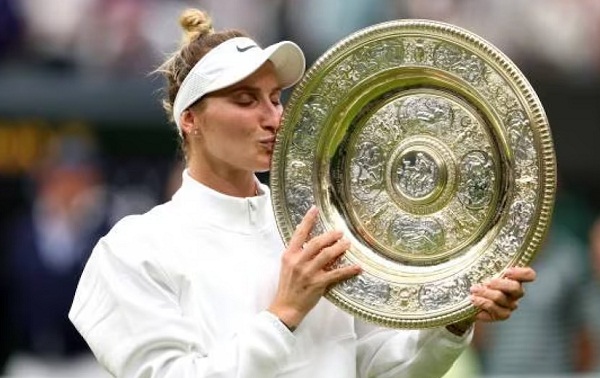 Wimbledon 2023: फाइनल में ओंस जाबेउर को हराकर मार्केटा वोंड्रोसोवा ने जीता पहला ग्रैंड स्लैम खिताब