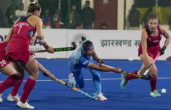 FIH Hockey Olympic Qualifiers: अमेरिका ने भारत को 0-1 से हराया