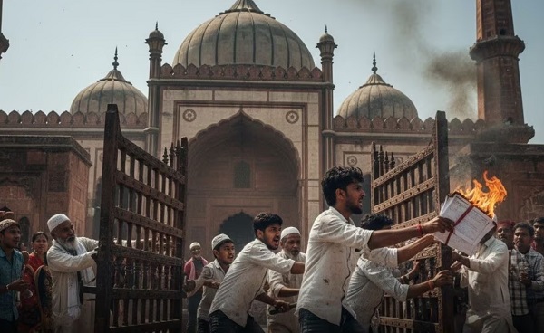 MP: छतरपुर में मस्जिद में घुसकर धार्मिक दस्तावेज जलाने का प्रयास… जांच में जुटी पुलिस