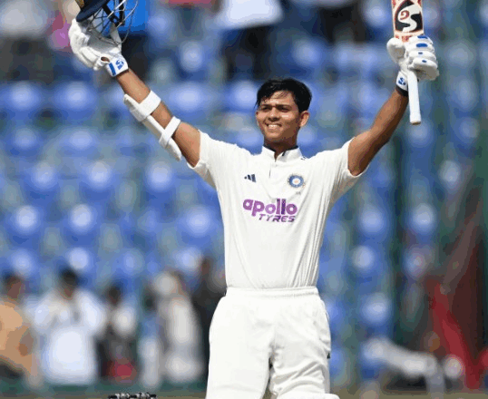 यशस्वी जायसवाल का शतक, भारत की मजबूत शुरुआत — साईं सुदर्शन का भी अर्धशतक