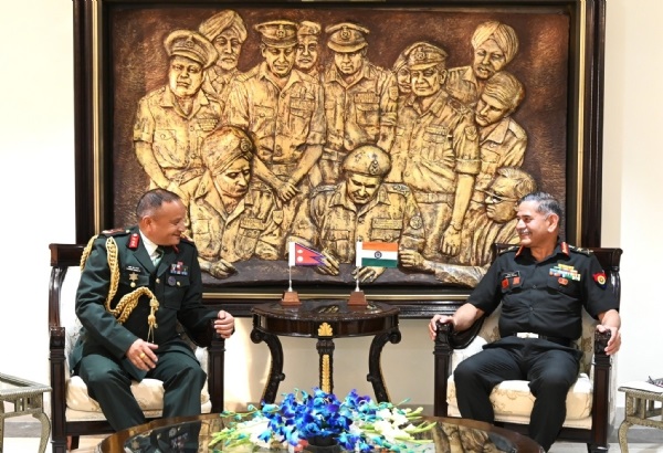भारतीय सेना प्रमुख से नेपाली सेना के उप प्रमुख ने की द्विपक्षीय वार्ता, स्थायी संबंधों पर जोर