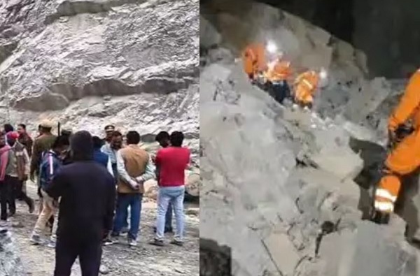 सोनभद्र में खदान धंसने से अंदर फंसे 15 लोग…. रेस्क्यू में बाधा बनी दो बड़ी चट्टान