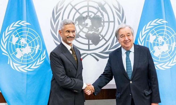 UN महासचिव गुटेरेस से मिले भारतीय विदेश मंत्री जयशंकर, इन अहम मुद्दों पर हुई चर्चा…