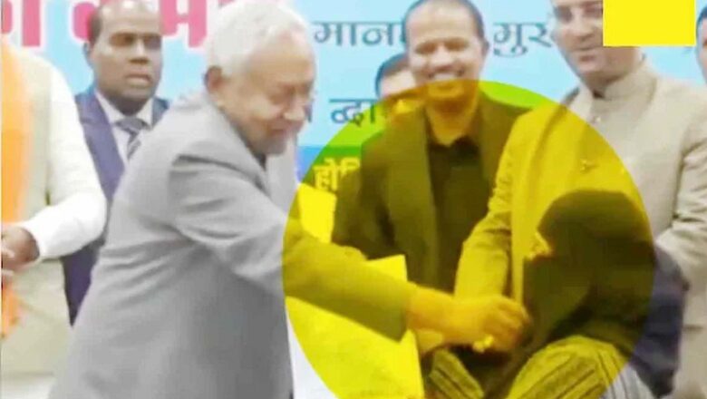 विवादों में घिरे नीतीश….कार्यक्रम में महिला का हिजाब हटाने का आरोप, RJD-कांग्रेस ने उठाए सवाल