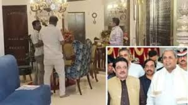 सिद्धारमैया सरकार में मंत्री जमीर अहमद के सेक्रेटरी के घर लोकायुक्त का छापा, 14 करोड़ बरामद