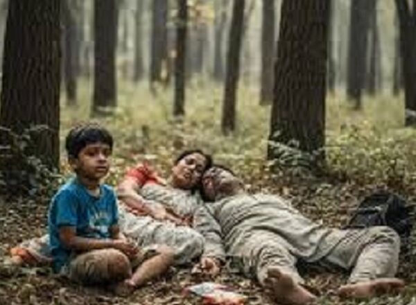 ठंड में जंगल में मां-बाप के शव की रात भर रखवाली करता रहा पांच साल का मासूम