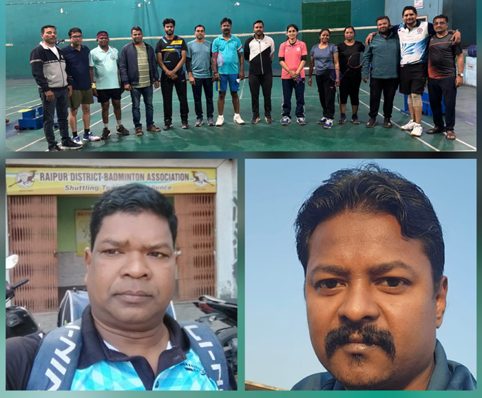 बस्तर के दो खिलाड़ियों का चयन ऑल इंडिया सिविल सर्विसेज बैडमिंटन प्रतियोगिता के लिए