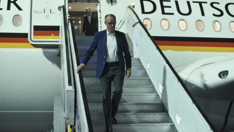 जर्मनी के चांसलर फ्रेडरिक मर्ज भारत पहुंचे, अहमदाबाद में हुआ स्वागत