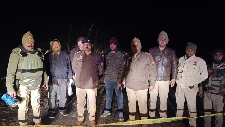 दिबियापुर में पुलिस मुठभेड़: शातिर बदमाश के पैर में लगी गोली, दूसरा गिरफ्तार