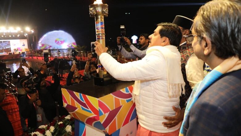 खेलो एमपी यूथ गेम्स की वॉटर प्रोजेक्शन और लेजर-शो के साथ हुई रंगारंग शुरुआत