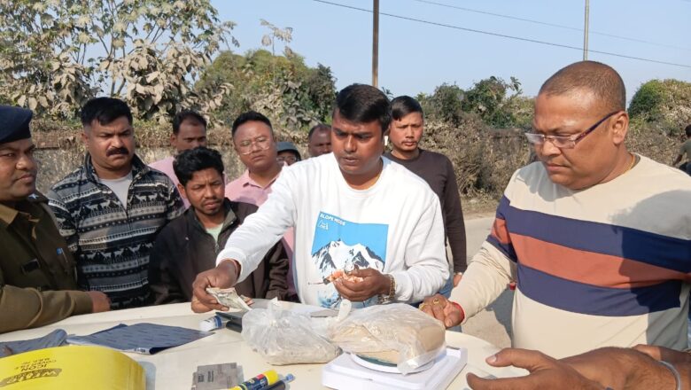 एक किलो 248 ग्राम ब्राउन शुगर के साथ तस्कर गिरफ्तार