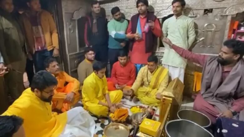 गौतम गंभीर का माँ पीताम्बरा सर्व सिद्धपीठ में दर्शन