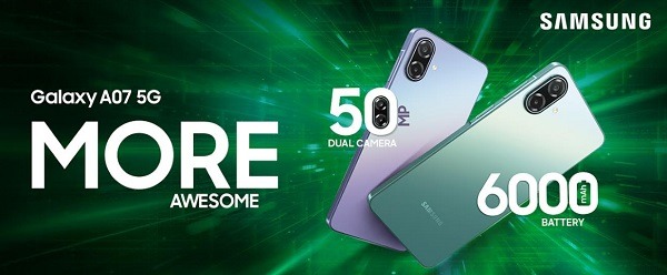 सैमसंग ने पेश किया गैलेक्सी A07 5G: फोटोग्राफी और दमदार बैटरी का पावरहाउस