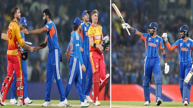 T20 World Cup : भारत ने जिम्बाब्वे को 72 रन से हराया, अब वेस्टइंडीज के खिलाफ ‘करो या मरो’ का मुकाबला