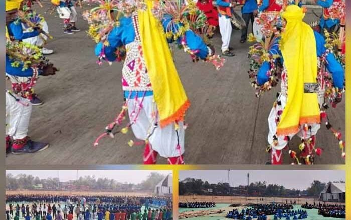 बस्तर पंडुम में एक हजार बच्चों का सामूहिक नृत्य प्रदर्शन