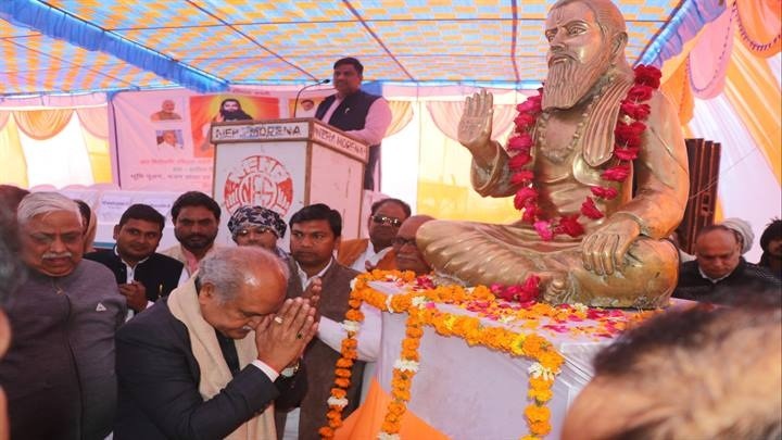 संत रविदास के संदेश पर चलकर समाज सेवा से बनेगा मजबूत राष्ट्र: नरेन्द्र सिंह तोमर