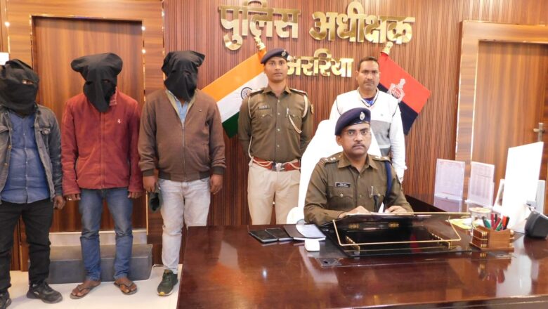 अंतर जिला चोर गिरोह के पांच सदस्यों की गिरफ्तारी, दो महिलाएं भी शामिल