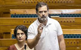 लोकसभा में राहुल गांधी के हंगामेदार भाषण के कारण कार्यवाही स्थगित