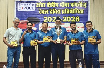 <strong>रायपुर सेंट्रल की टीम बनी टेबल टेनिस चैंपियन, कोरबा पश्चिम रनर-up</strong>