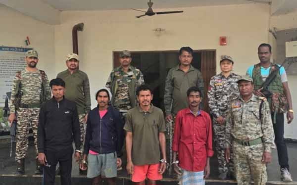 जादू-टोने के संदेह में एक ग्रामीण की हत्या, चार व्यक्ति गिरफ्तार