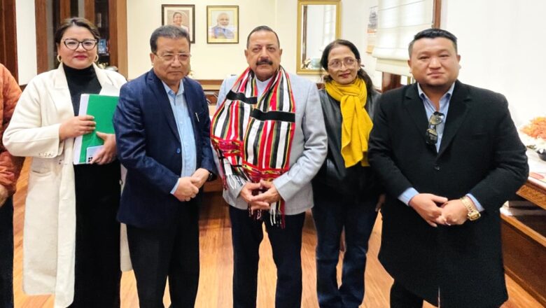 मिजोरम भाजपा प्रतिनिधिमंडल ने जितेन्द्र सिंह से की वार्ता, सीएसआर परियाजनाओं के लिए ज्ञापन सौंपा