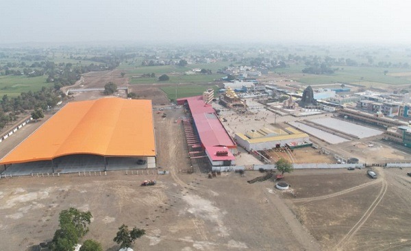 कुबेरेश्वरधाम पर रुद्राक्ष महोत्सव 14 फरवरी से, छह दिन पहले ही पहुंचने लगे श्रद्धालु