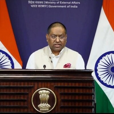 भारत के पास वर्तमान में पर्याप्त उर्वरक भंडार : विदेश मंत्रालय