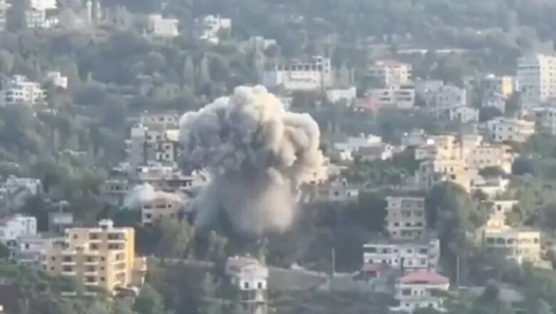 इजराइली सेना का लेबनान में बड़ा हमला…. हिजबुल्लाह के 200 ठिकानों पर की बमबारी