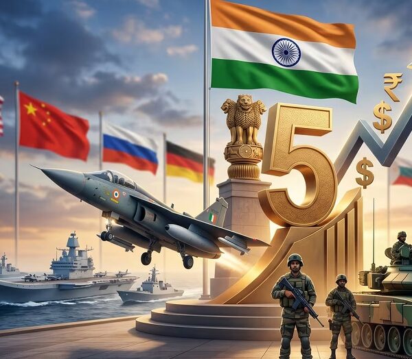 अपनी सेना में सबसे ज्यादा खर्च करने वाले देशों में भारत दुनिया में 5वें स्थान पर….