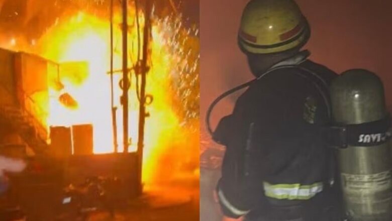 Ghaziabad: सर्विस सेंटर में गैस सिलेंडर और AC कंप्रेसर में ब्लास्ट… भीषण आग लगने से जले कई वाहन, एक बुजुर्ग की मौत