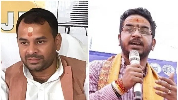 शीर्षक : हत्या की साजिश का आरोप लगाकर थाने पहुंचे तेज प्रताप, बोले- ‘हम पर हमला कराया जा सकता है’