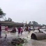 MP: स्टेट हाईवे पर बना नया पुल पहली ही बारिश में धंसा…., MPRDC के घटिया निर्माण की खुली पोल!