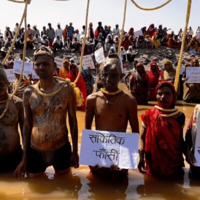 MP: छतरपुर में केन-बेतना नदी जोड़ो योजना का विरोध…. आदिवासियों ने शुरू किया ‘फांसी सत्याग्रह’