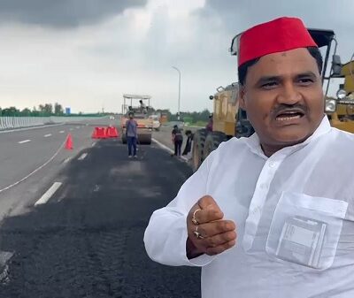 उद्घाटन के 12 दिन बाद ही लखनऊ-कानपुर एक्सप्रेसवे पर धंसी सड़क, वायरल वीडियो के बाद निर्माण गुणवत्ता पर उठे सवाल