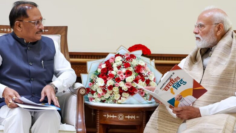 PM मोदी से छत्तीसगढ़ के CM विष्णुदेव साय…. विकास परियोजनाओं पर चर्चा कर मांगी मदद