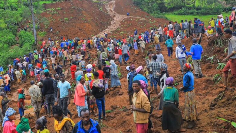 पूर्वी अफ्रीकी देश Ethiopia में भूस्खलन से 14 मौतें…. कई लोग मलबे में दबे, कई लापता