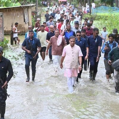 असम में बाढ़ का जायजा लेने पहुंचे जेपी नड्डा, आज जाएंगे शिवसागर जिले के नेपाली खूंटी गांव