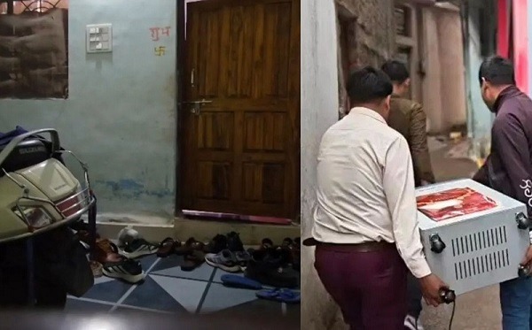 सागर में हथियार की तलाश में पहुंची पुलिस को अलमारी में मिले नोटों से भरे 4 बैग, 3 करोड़ से ज्यादा नकदी बरामद