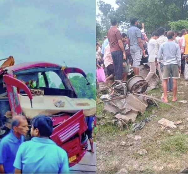 MP: रीवा में यात्रियों से भरी बस को ट्रक ने मारी टक्कर…..5 की मौत और 30 घायल
