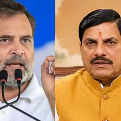 मुख्यमंत्री जी, ‘दीये जलाने से फुर्सत मिल गई हो तो जमीनी हालत भी देखिए- इंदौर आने से पहले राहुल गांधी का तंज