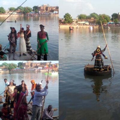 हमीरपुर में जलविहार महोत्सव: रात में रामलीला और श्रीकृष्ण लीला का अनूठा प्रकोप