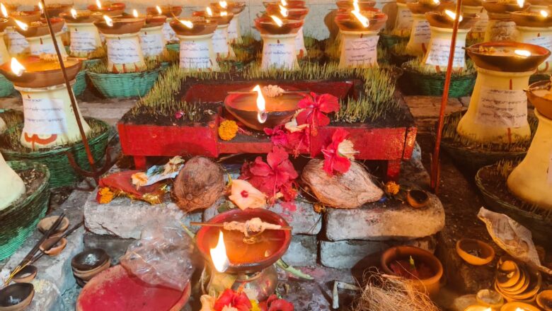 कोरबा के सर्वमंगला मंदिर में नवरात्रि की धूम, 12,106 ज्योति कलश प्रज्वलित; विदेशों से भी पहुंची आस्था की ज्योति