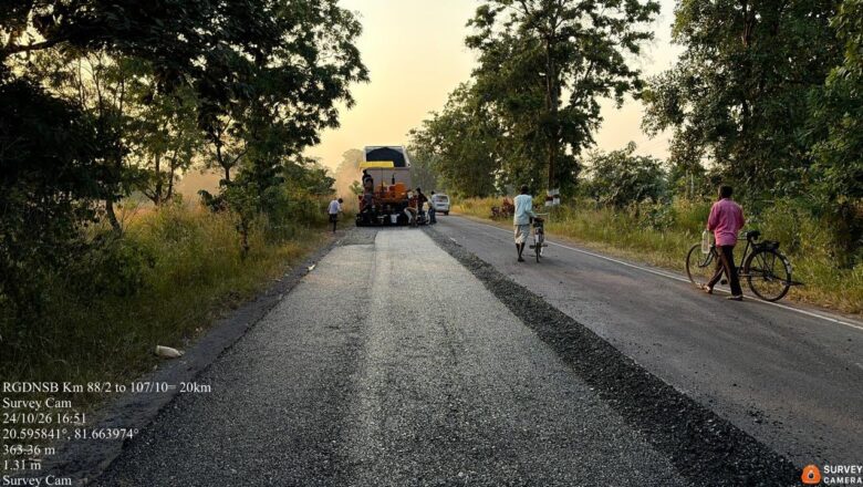 मानसून के बाद सड़कों के निर्माण व मरम्मत में तेज़ी, कोलियारी‑खरेंगा‑दोनर‑जोरातराई मार्ग का निरीक्षण
