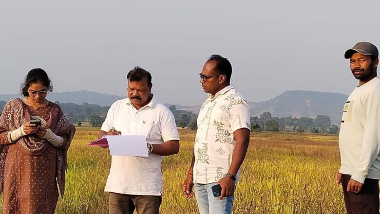 बलरामपुर में राजस्व अमला ने गिरदावरी व डिजिटल क्रॉप सर्वे का किया व्यापक सत्यापन