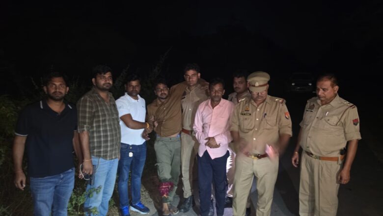 पुलिस मुठभेड़ में दो चोर गिरफ्तार, एक के पैर में लगी गोली