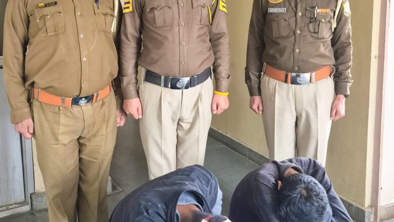 ठियोग में कार से चिट्टा बरामद, दो युवक गिरफ्तार