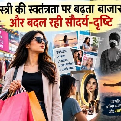 स्त्री की स्वतंत्रता पर बढ़ता बाजार और बदल रही सौंदर्य दृष्टि